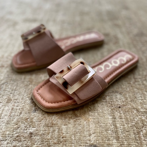 CCOCCI Suzie tortoise shell sandals in Blush - Picture 3 of 9